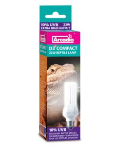 Arcadia Compact D3+ Reptile Lamp 23W